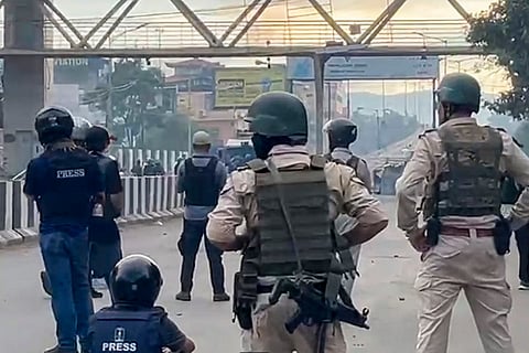 Maniur students Clash